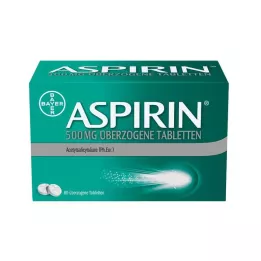 ASPIRIN 500 mg potahované tablety, 80 ks