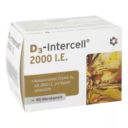 D3-INTERCELL 2 000 IU kapsle, 180 ks