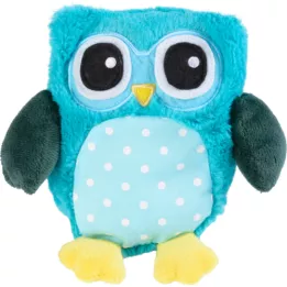 Warmies Minis Owl tyrkysová, 1 ks