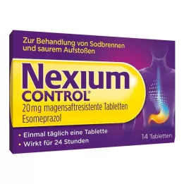 NEXIUM Kontrola 20 mg enterosolventní tablety, 14 ks