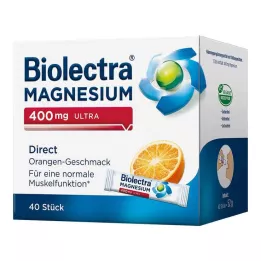 BIOLECTRA Hořčík 400 mg ultra Direct Orange, 40 ks