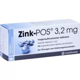 Zinek POS 3.2 mg gastrointestinální tablety, 50 ks
