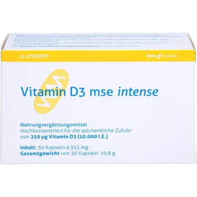 Vitamin D3 MSE Intense, 30 ks