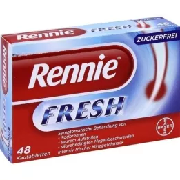 Rennie Čerstvé žvýkací tablety, 48 ks