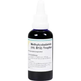 METHYLCOBALAMIN Vitamin B12 kapky, 50 ml