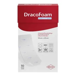 Dracofoam Infection Foam Kryt na rány 10x20cm, 10 ks