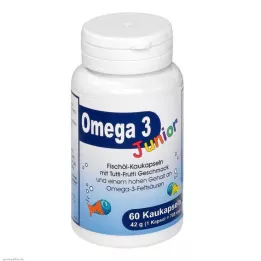 OMEGA-3 žvýkací kapsle Junior Berco, 60 ks