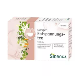 SIDROGA Wellness Relaxační čajové filtrační sáčky, 20X1,75g