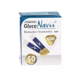 SD GlucoNavii GDH Testovací proužky na měření hladiny glukózy v krvi, 1X50 ks