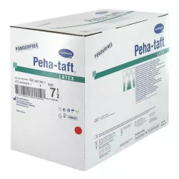 PEHA-TAFT Latex OP-Rukavice Gr. 7.5, 50x2 ks