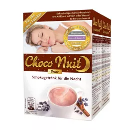 CHOCO NUIT Čokoládový nápoj na dobrou noc v prášku, 20 ks