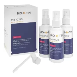 MINOXIDIL BIO-H-TIN Pharma 20 mg/ml sprej Lsg., 3X60 ml
