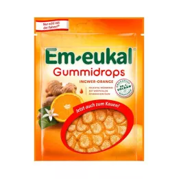 EM-EUKAL Gummy Drops Zázvorovo-pomerančový sladký, 90 g