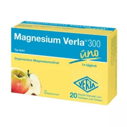 MAGNESIUM VERLA 300 jablečných granulí, 20 ks