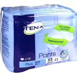 TENA PANTS plus XS 50-70 cm konfiofit jednorázové kalhoty, 14 ks