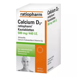 CALCIUM D3-ratiopharm žvýkací tablety, 100 ks