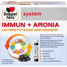 DOPPELHERZ Immun+Aronia System Ampules, 30 ks