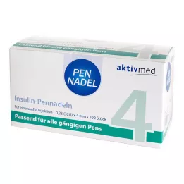 PEN-NADELN Univerzální 4 kanyly 0,23x4 mm 32 G, 100 ks