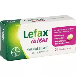 LEFAX intens tekuté kapsle 250 mg simethicone, 20 ks