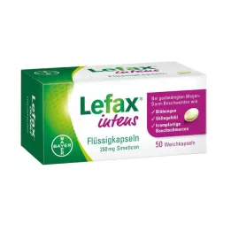 LEFAX intens tekuté kapsle 250 mg simethicon, 50 ks