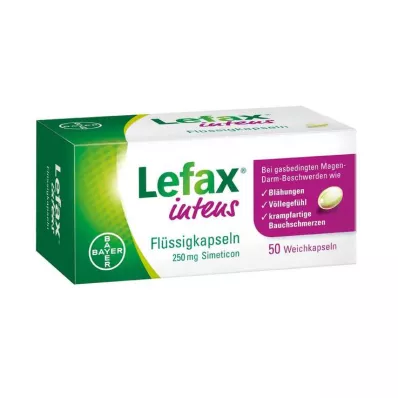 LEFAX intens tekuté kapsle 250 mg simethicon, 50 ks