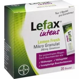LEFAX Intego Lemon Fresh Mikro Granul.250 mg Sim., 20 ks