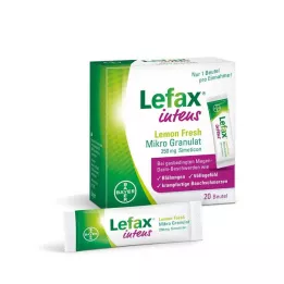 LEFAX intens Lemon Fresh Micro Granul.250 mg Sim., 20 ks