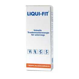 LIQUI FIT tekutý cukerný roztok Tropický sáček, 12 ks