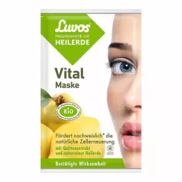 LUVOS Léčivá jílová vitální maska přírodní kosmetika, 2X7,5 ml