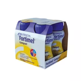 FORTIMEL Kompaktní příchuť 2,4 Banana, 4X125 ml