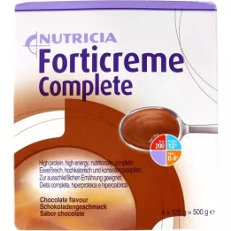 FORTICREME Chocolate Chuť, 4x125 g