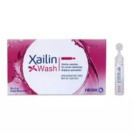 XAILIN Vymývací roztok pro výplach očí v jednotlivých dávkách, 20X5 ml