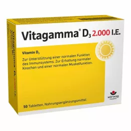 VITAGAMMA D3 2 000 I.E. Vitamin D3 NEM Tablety, 50 ks