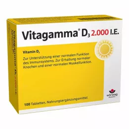 VITAGAMMA D3 2 000 I.E. Vitamin D3 NEM Tablety, 100 ks