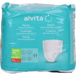 ALVITA Inkontinenční kalhotky super střední, 14 ks