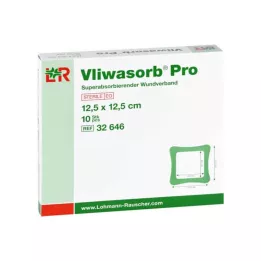 VLIWASORB Pro superabsorpční komp. sterilní 12,5x12,5 cm, 10 ks