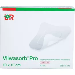 VLIWASORB Pro superabsorpční komp. sterilní 10x10 cm, 10 ks