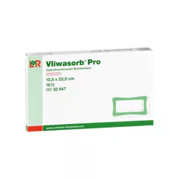 VLIWASORB Pro superabsorpční komp. sterilní 12,5x22,5 cm, 10 ks