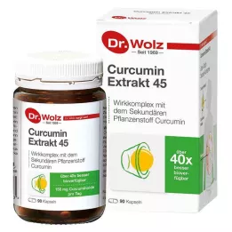 CURCUMIN EXTRAKT 45 kapslí Dr.Wolz, 90 ks