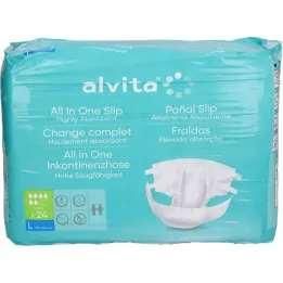 ALVITA All-in-one inkontinenční kalhotky super velký den, 24 ks