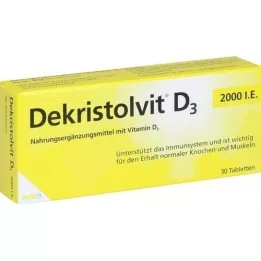 DEKRISTOLVIT D3 2 000, tj. Tablety, 30 ks