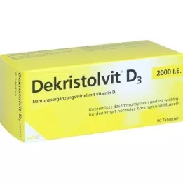 DEKRISTOLVIT D3 2 000, tj. Tablety, 90 ks