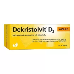 DEKRISTOLVIT D3 4 000 IU tablety, 30 ks