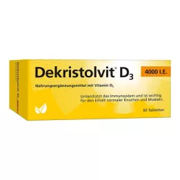 DEKRISTOLVIT D3 4 000 IU tablety, 60 ks