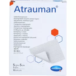 ATRAUMAN 5x5 cm sterilní obklady, 10 ks