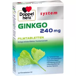 DOPPELHERZ Ginkgo 240 mg systém potahované tablety, 30 ks