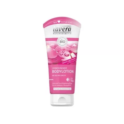 LAVERA Organické tělové mléko z divoké růže, 200 ml