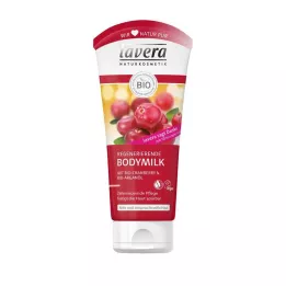 LAVERA Bodymilk Organic Cranberry &amp; Organický arganový olej, 200 ml