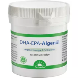DHA-EPA-řasy oleje Dr.Jacobs Capsules, 60 ks