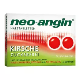 NEO-ANGIN Pastilky do krku Třešeň